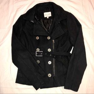 Delia’s black pea coat
